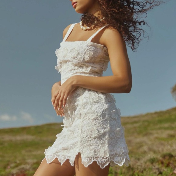 Eddy Avery Lace Mini Dress - Picture 2 of 8